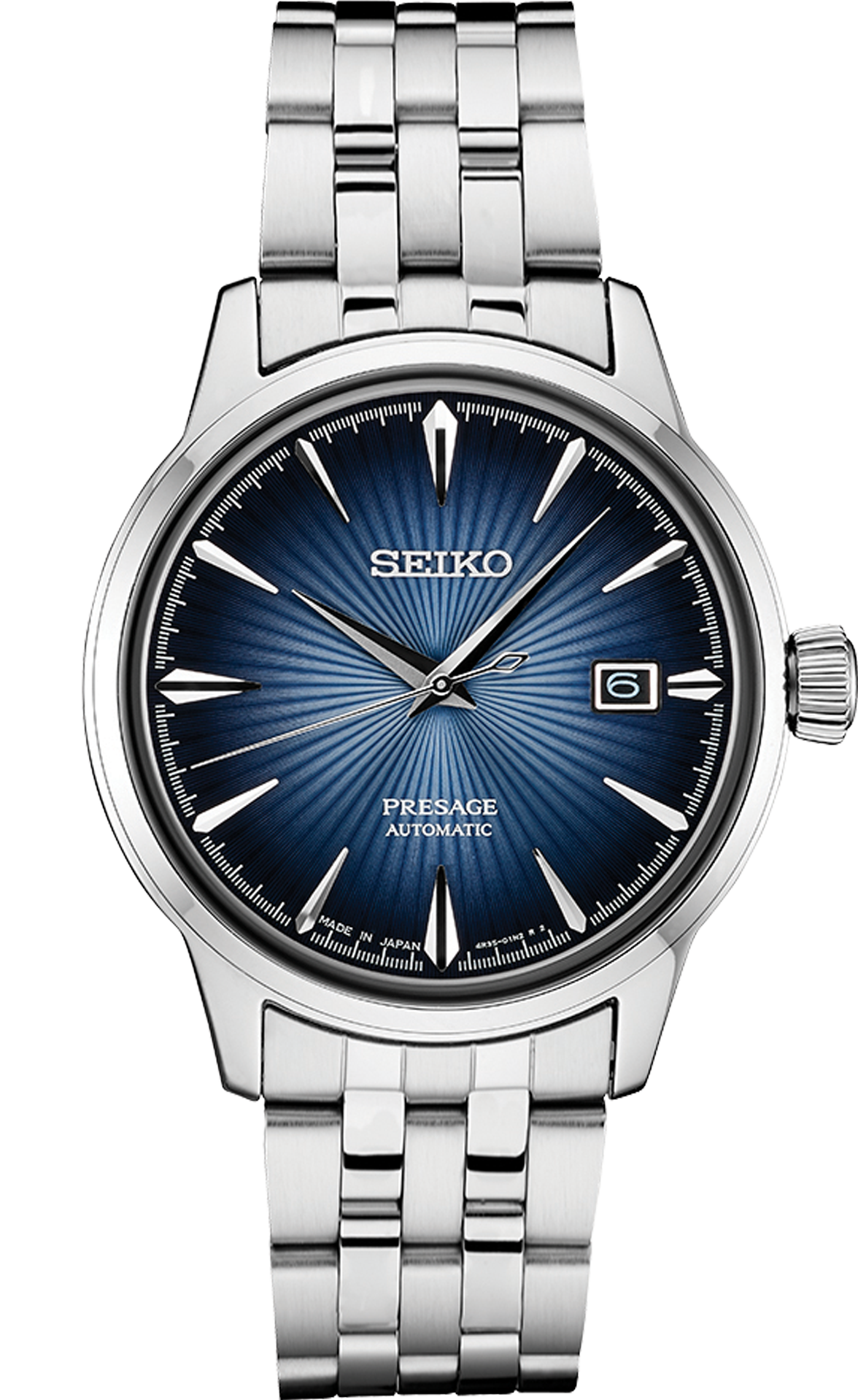 seiko presage srpb41 cocktail time srpb41 40 5mm dark blue dial watch