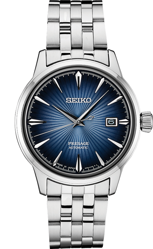 seiko presage srpb41 cocktail time srpb41 40 5mm dark blue dial watch