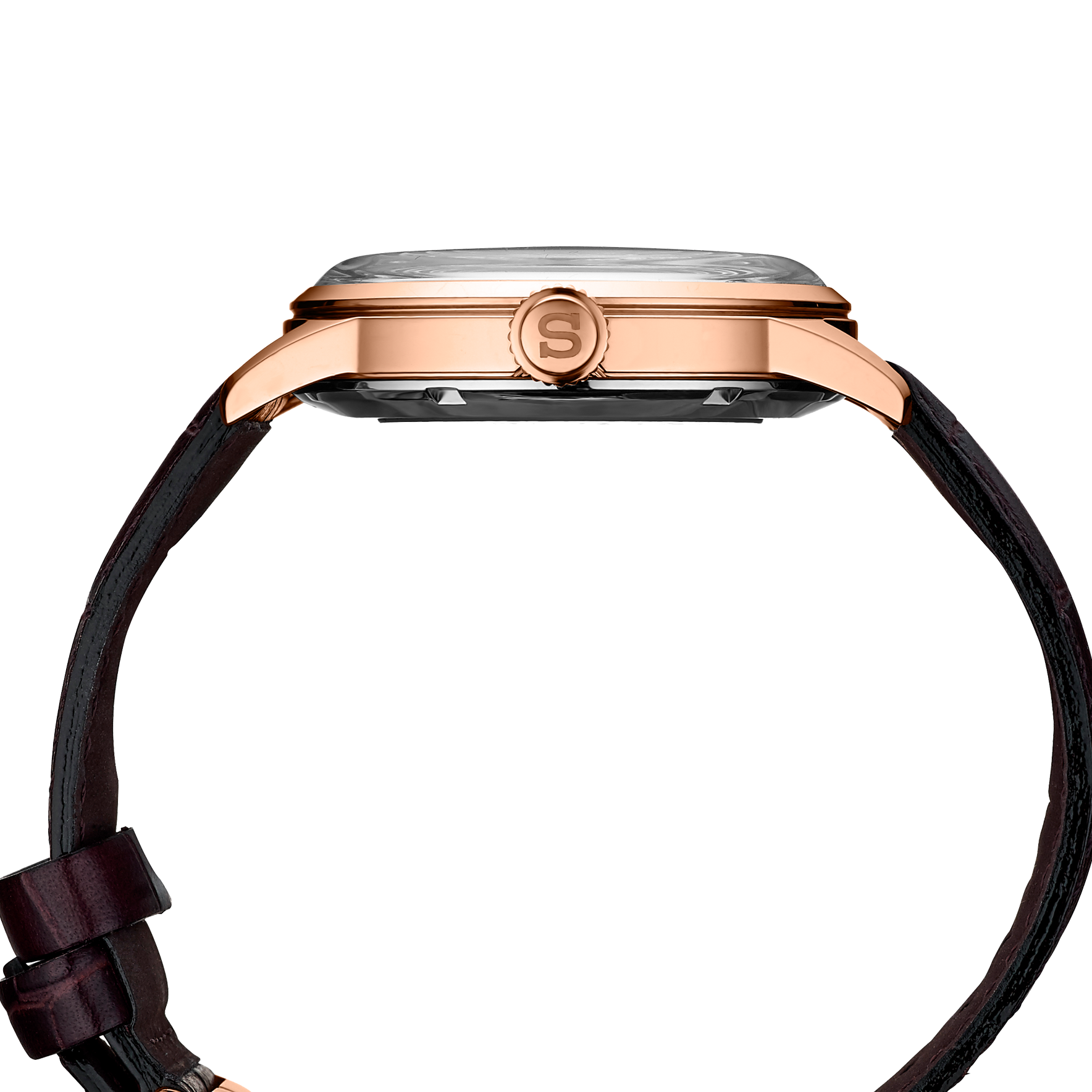 seiko presage srpb46 rose gold leather strap 40 5mm watch