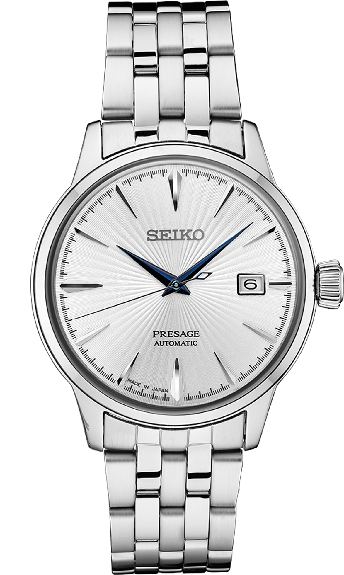 seiko presage srpb77 cocktail time white dial 40 5mm watch