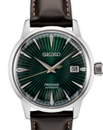seiko presage srpd37 green dial leather strap 40 5mm watch