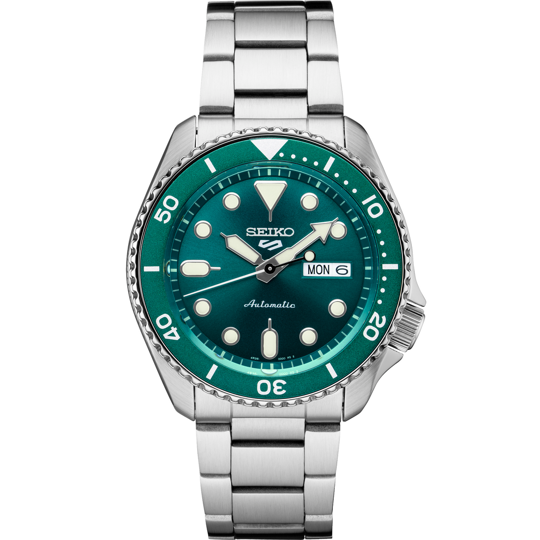 Green seiko automatic best sale