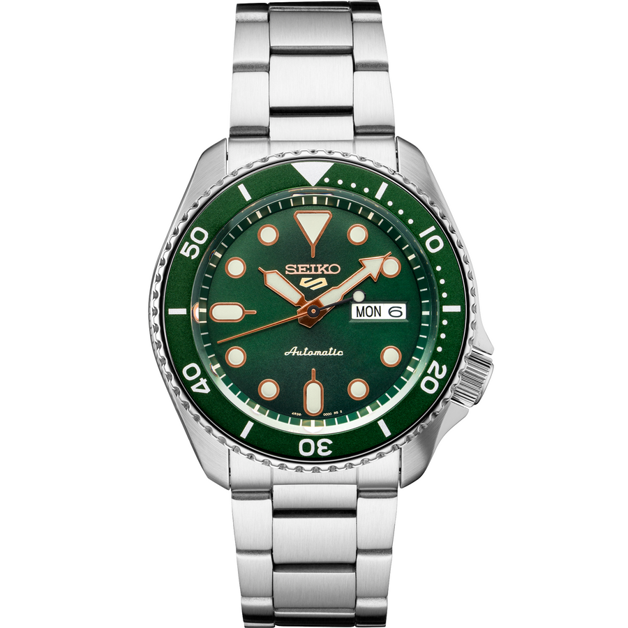 Seiko 5 Sports SRPD63 Green Dial Automatic Watch