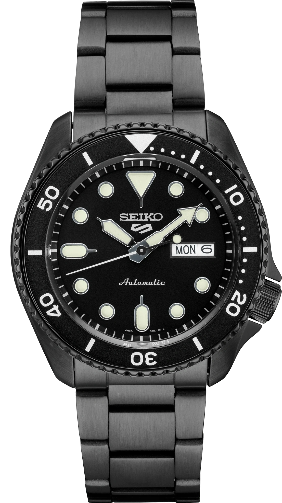 Seiko 5 Sports SRPD65 Black Dial Automatic Watch - Skeie's Jewelers