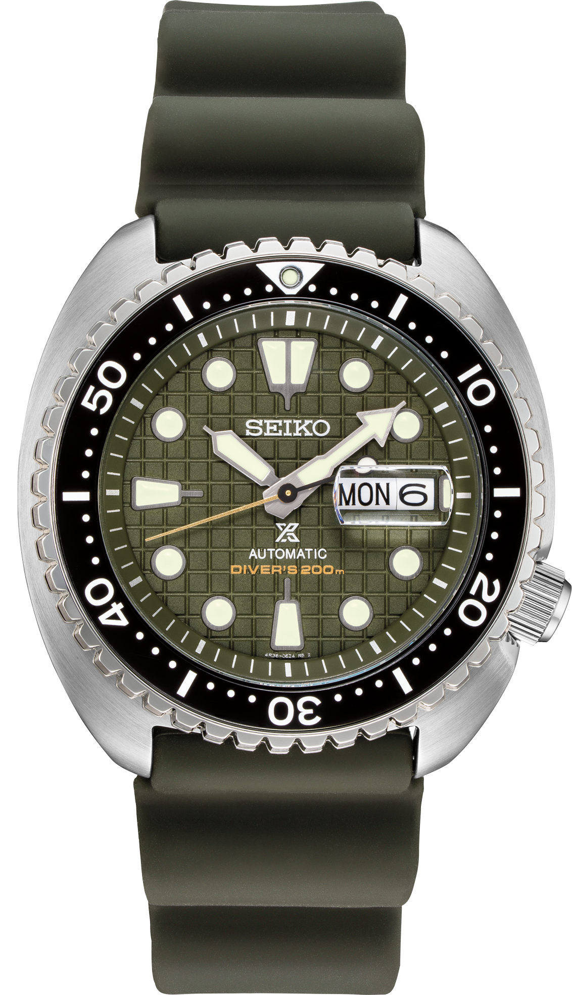 Seiko Prospex SRPE05 Green Dial Diver Watch
