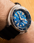 seiko prospex srpe07 special edition turtle blue dial diver watch