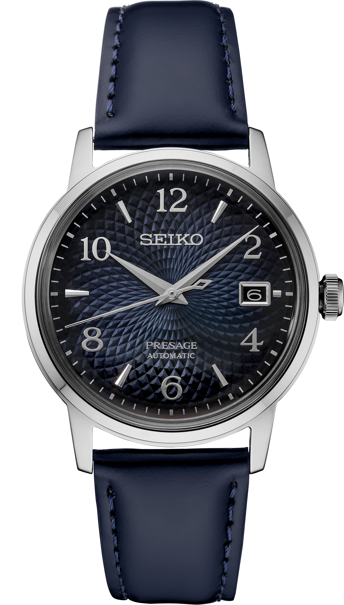 seiko presage srpe43 cocktail time blue dial 38 5mm watch