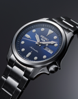 seiko 5 sports srpe53 blue dial stainless steel automatic watch