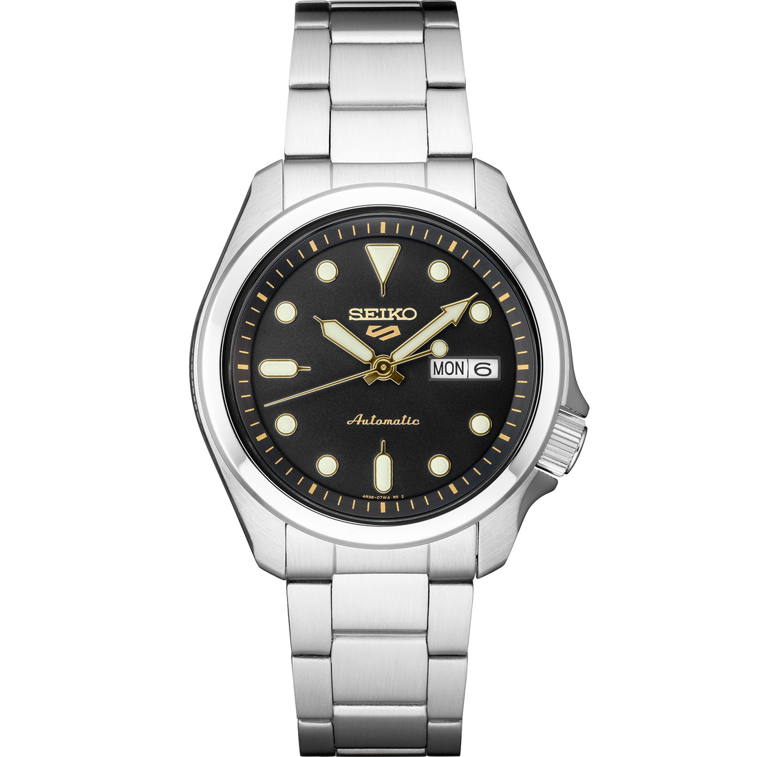 Seiko SRPE57 Automatic Black Sunray Dial Watch