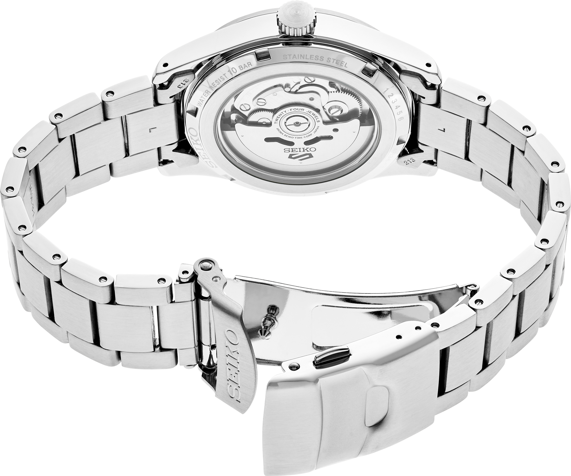 seiko 5 sports srpg29 blue dial automatic watch