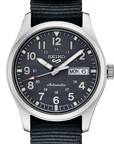 seiko 5 sports srpg31 blue dial fabric strap automatic watch