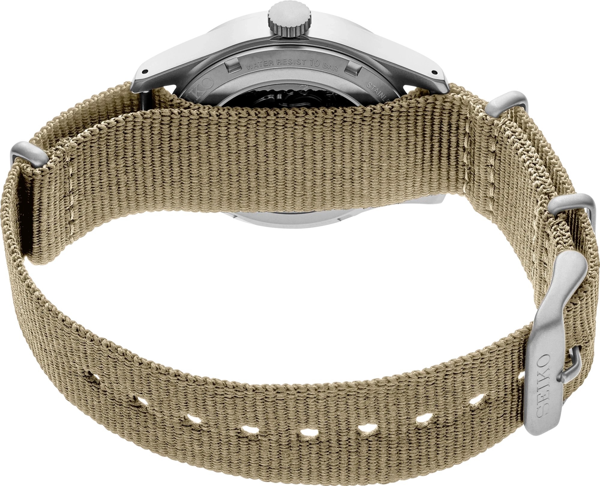 Seiko 5 Sports SRPG35 Field Watch Black Beige Automatic - Skeie's Jewelers