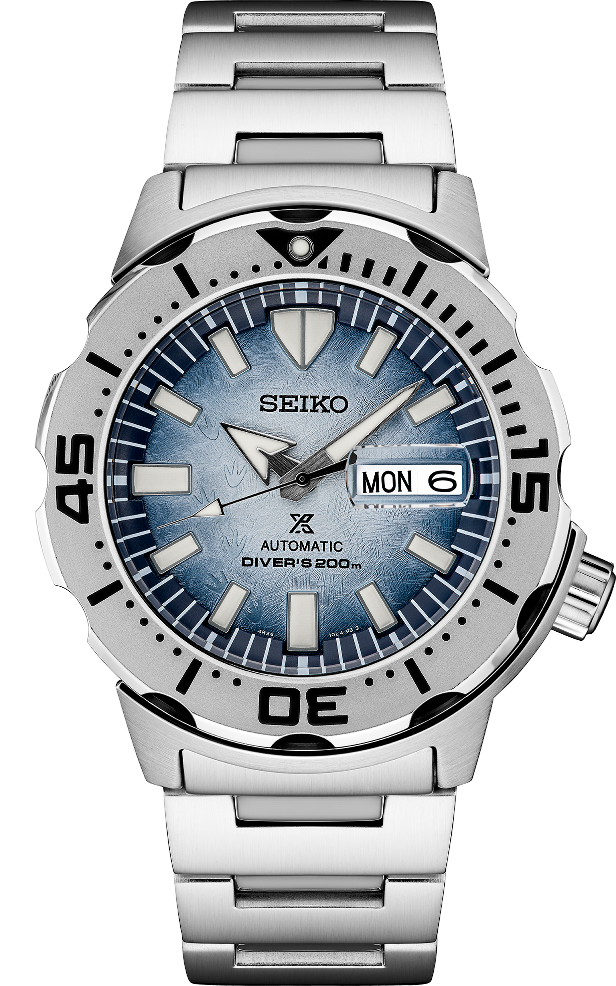Seiko Prospex SRPG57 Special Edition Samurai Light Blue Dial Diver Watch
