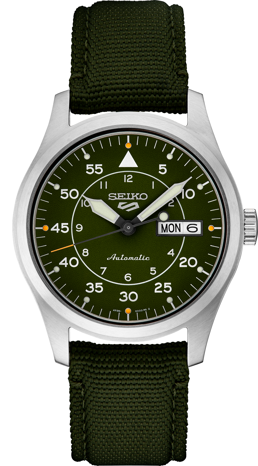 seiko 5 sports srph29 green dial watch