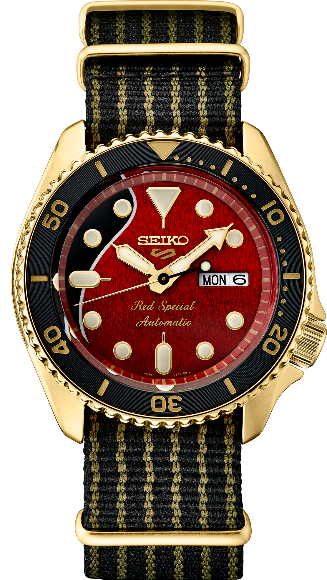 seiko 5 sports srph80 brian may limited edition watch