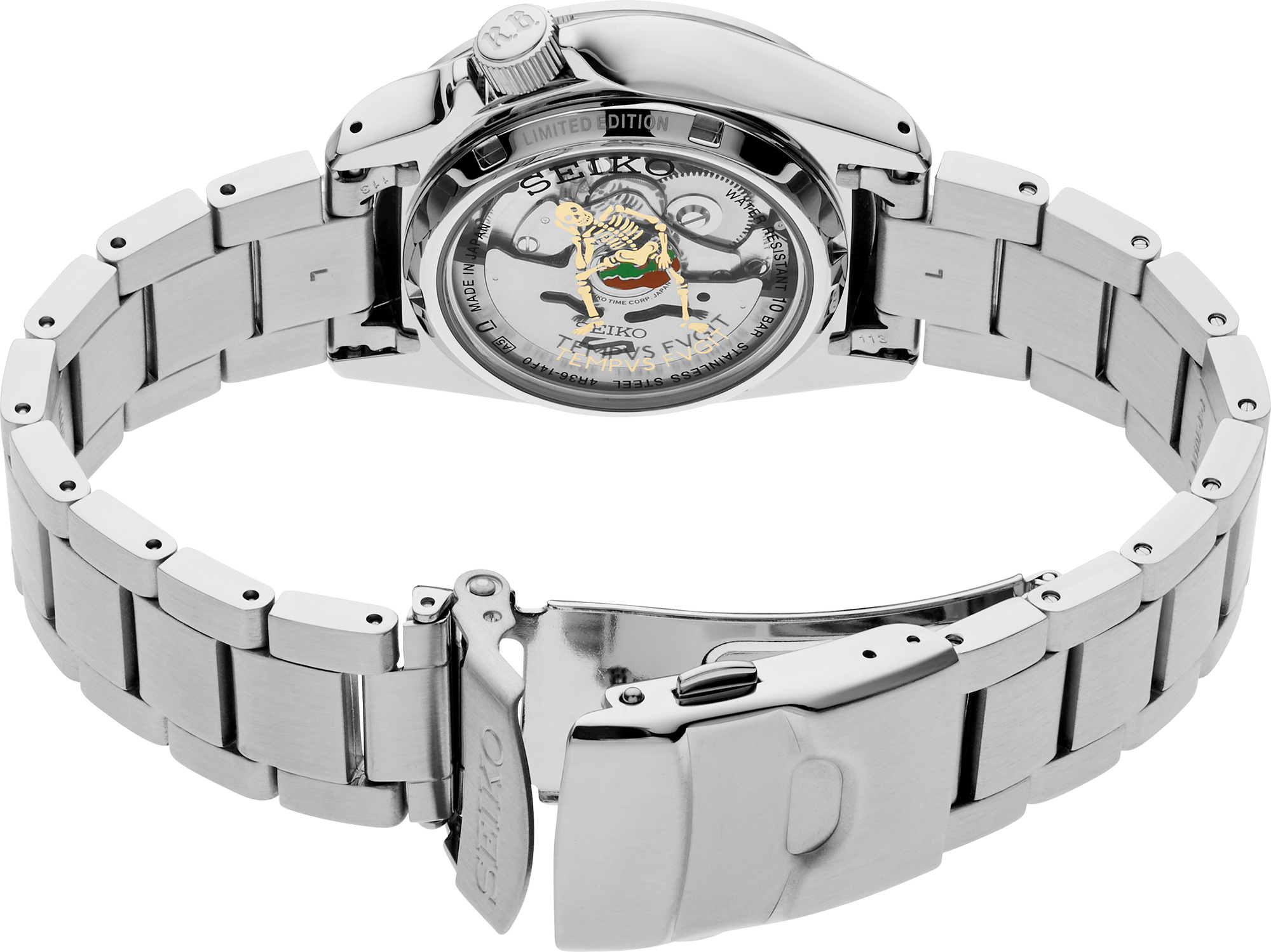 seiko srpj69 rowing blazer yellow dial watch