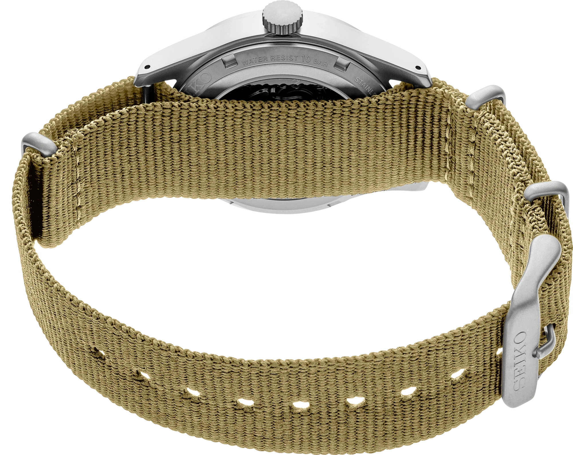 Seiko 5 Sports SRPJ83 36mm Field Beige Dial Automatic - Skeie's Jewelers