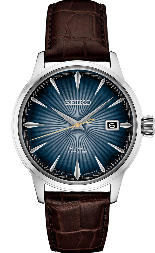 Seiko SRPK15 Blue Presage Cocktail Time Automatic Watch   Skeie's Jewelers