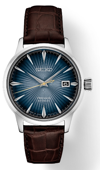 Seiko SRPK15 Blue Presage Cocktail Time Automatic Watch - Skeie's Jewelers