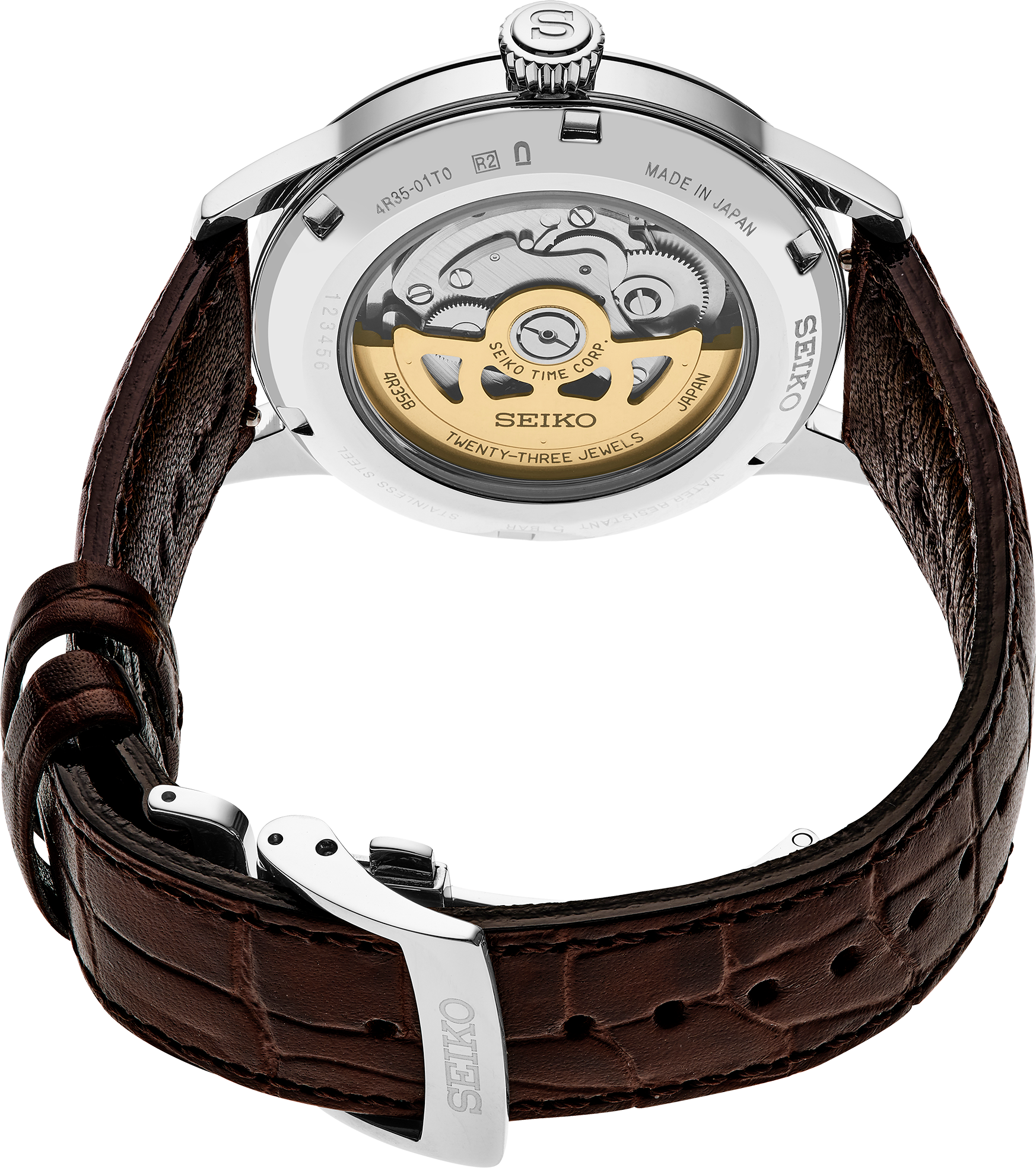 seiko srpk15 blue presage cocktail time automatic watch