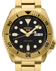 seiko 5 sports srpk18 gold tone automatic watch