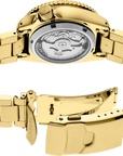 seiko 5 sports srpk18 gold tone automatic watch