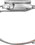 Seiko 5 Sports SRPK73 Automatic Silver Orange Racing Stripe Watch US - Skeie's Jewelers