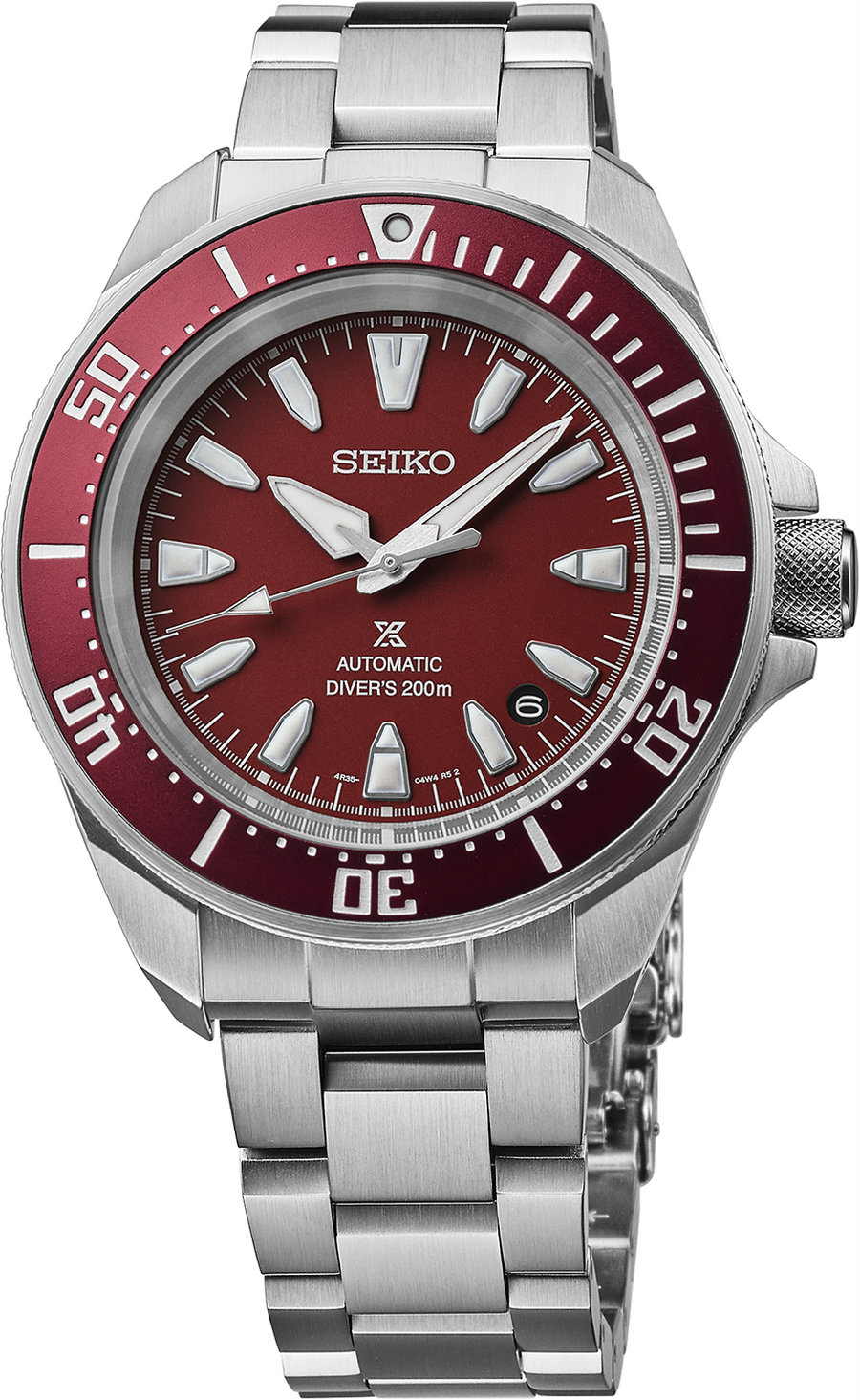 Seiko SRPL11 Red Bezel Prospex Dive Watch