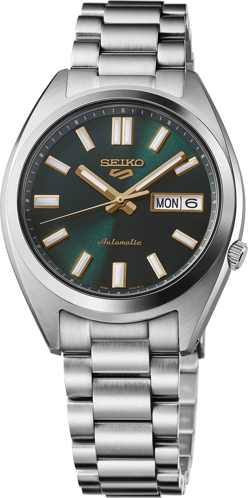 Seiko 5 Sports SRPL57 37mm Green Dial Automatic Watch - Skeie's Jewelers