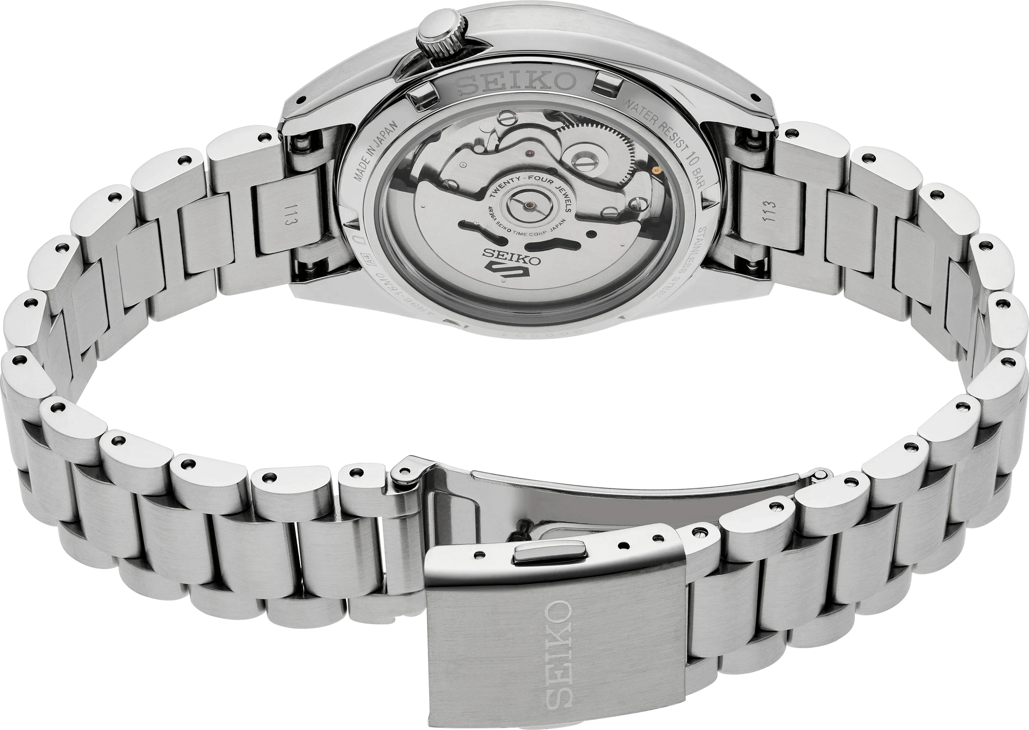 Seiko 5 Sports SRPL57 37mm Green Dial Automatic Watch - Skeie&#39;s Jewelers