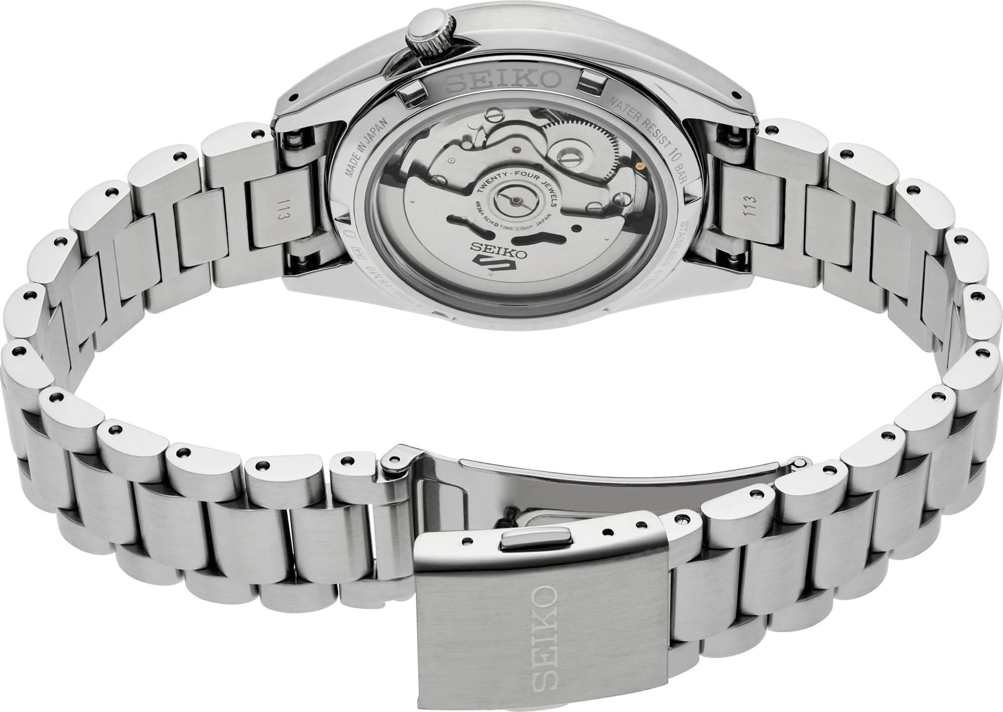 Seiko 5 Sports SRPL59 SNXS Series Gold Sunray Automatic - Skeie's Jewelers