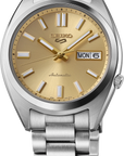 Seiko 5 Sports SRPL59 SNXS Series Gold Sunray Automatic - Skeie's Jewelers