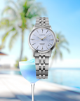 Seiko Presage SRPL61 Cocktail Time Blue Diamond Automatic Watch - Skeie's Jewelers