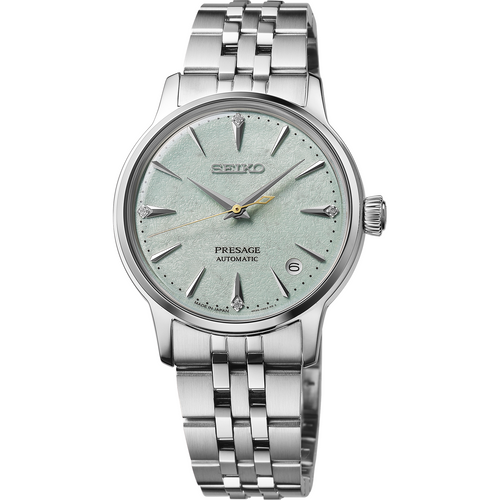 Seiko Presage SRPL63 Mint Dial Cocktail Time Watch - Skeie's Jewelers