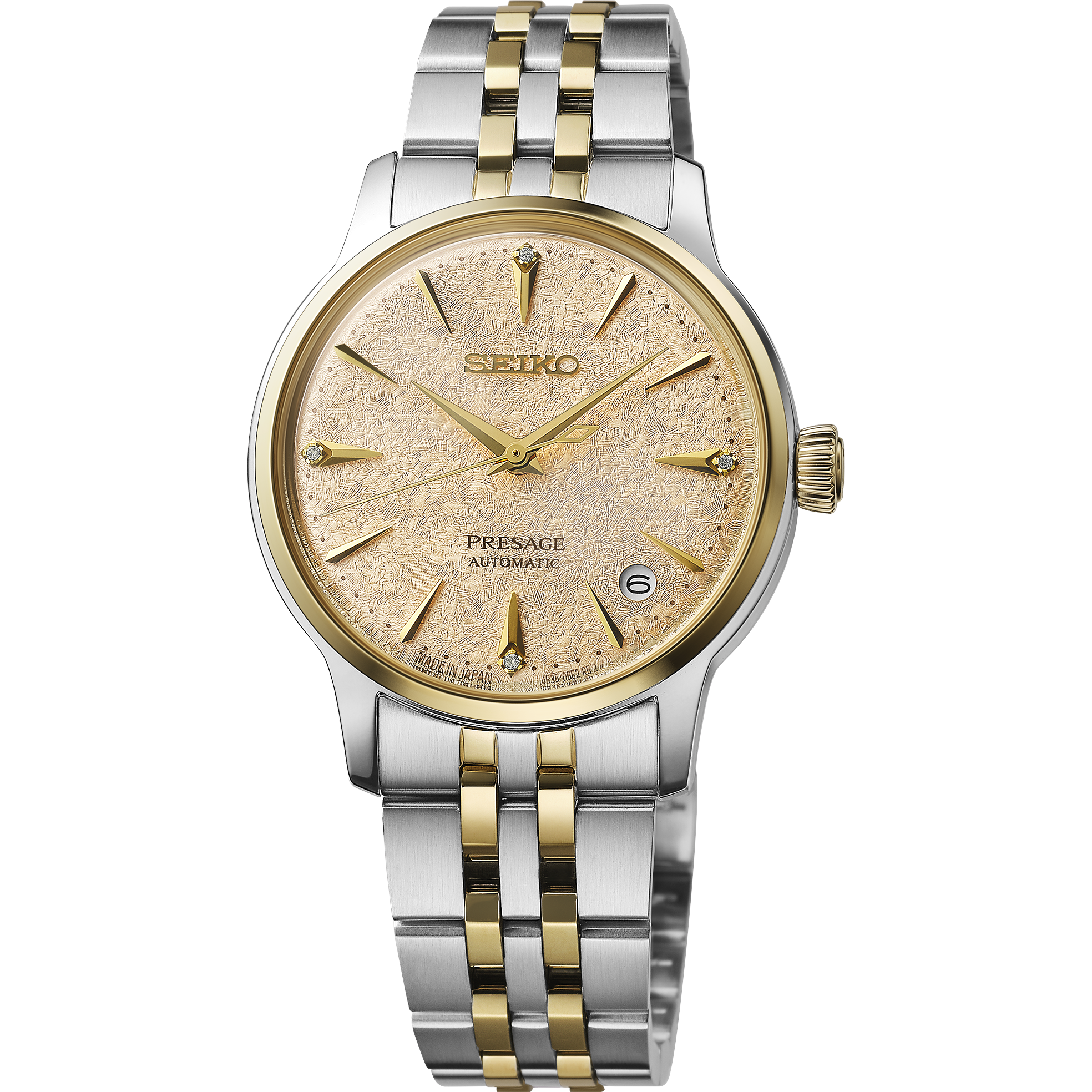 Seiko Presage SRPL64 Champagne Dial Cocktail Time Watch - Skeie's Jewelers