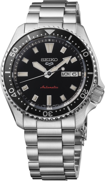 Seiko 5 Sports SRPL85 Black Dial SKX Automatic Watch | Skeie's