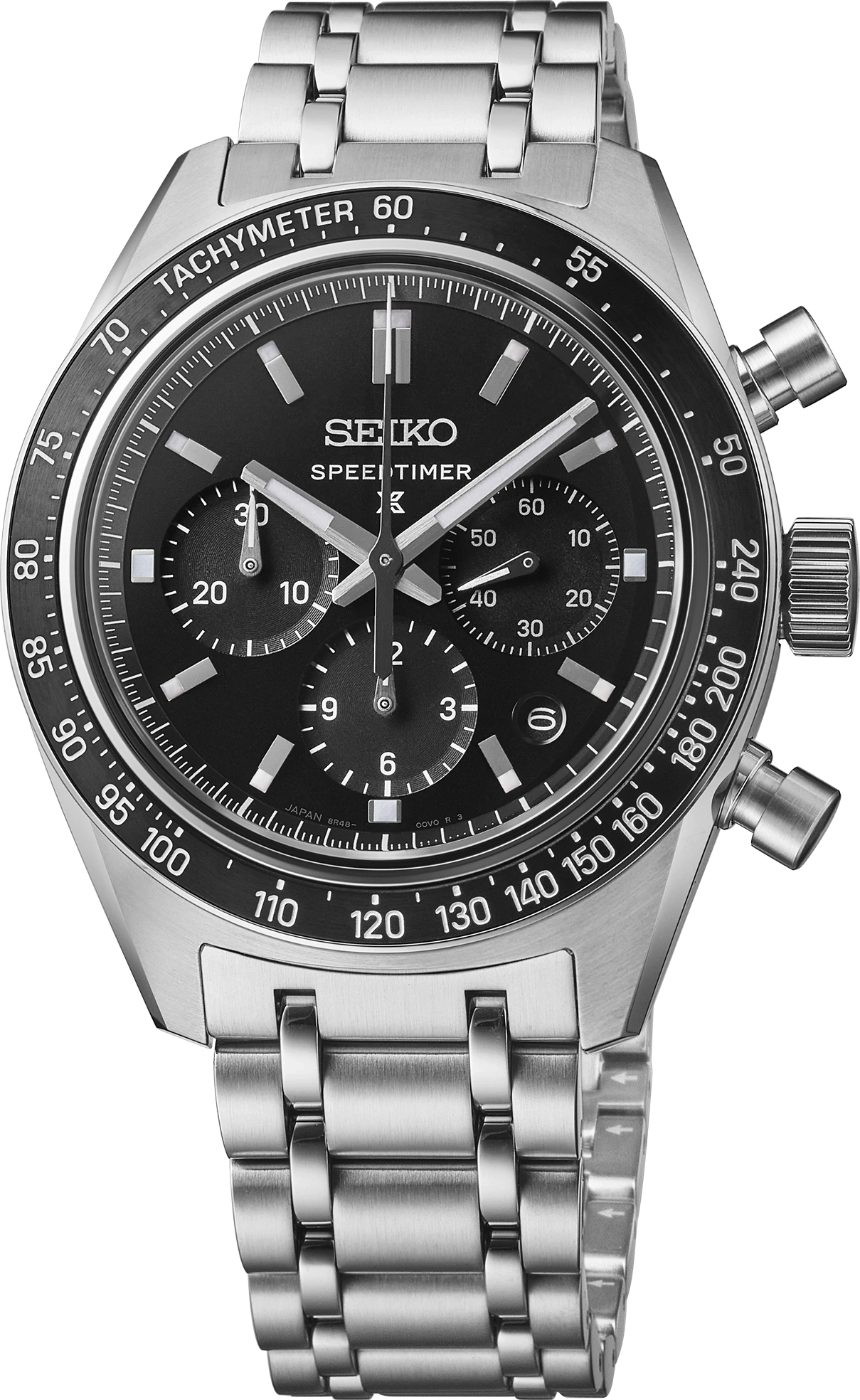 Seiko SRQ055 Prospex Speedtimer Automatic Chronograph Black Dial - Skeie's Jewelers