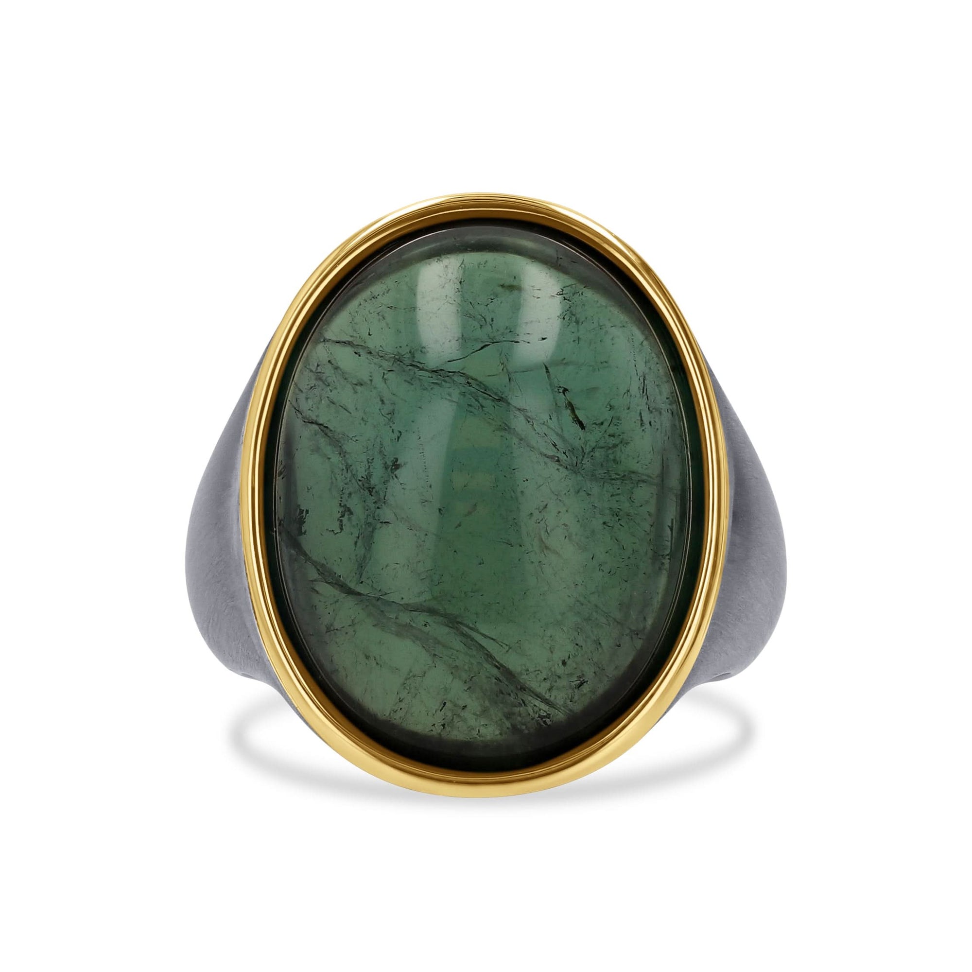 Round Tourmaline Gem Drop Ring - Skeie's Jewelers