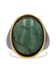 Round Tourmaline Gem Drop Ring - Skeie's Jewelers