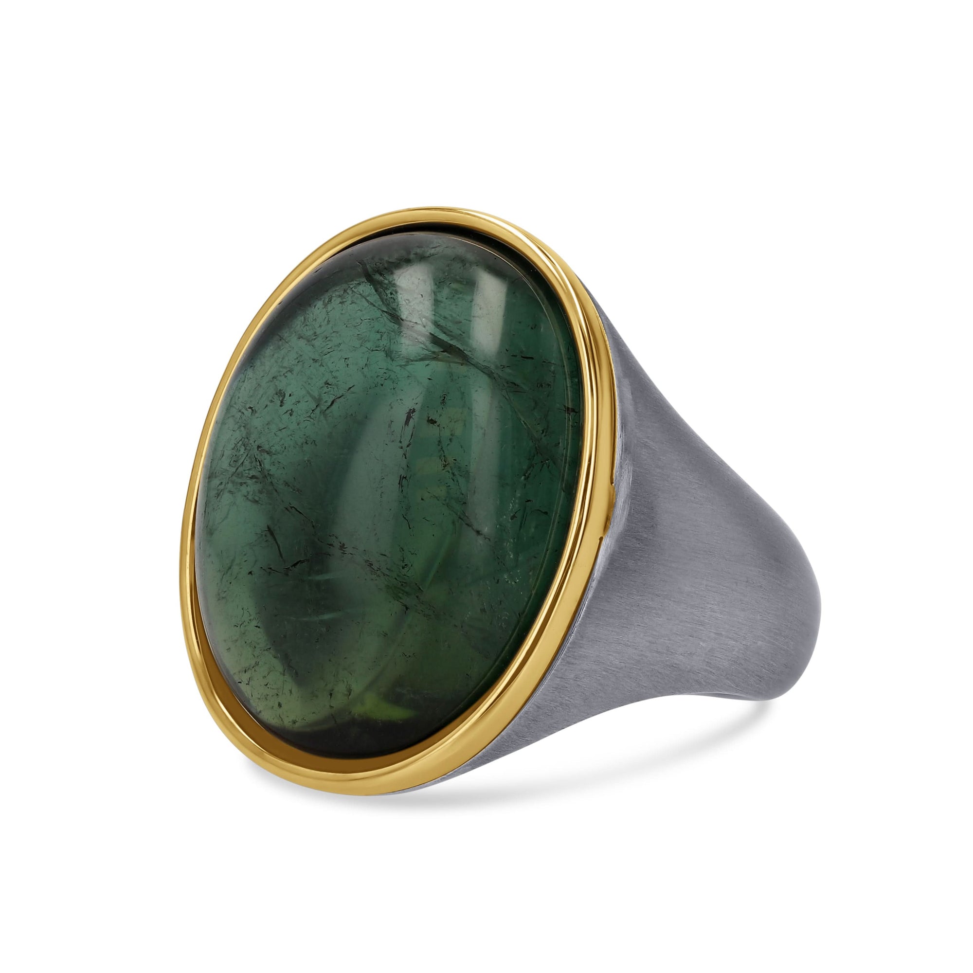 Round Tourmaline Gem Drop Ring - Skeie's Jewelers