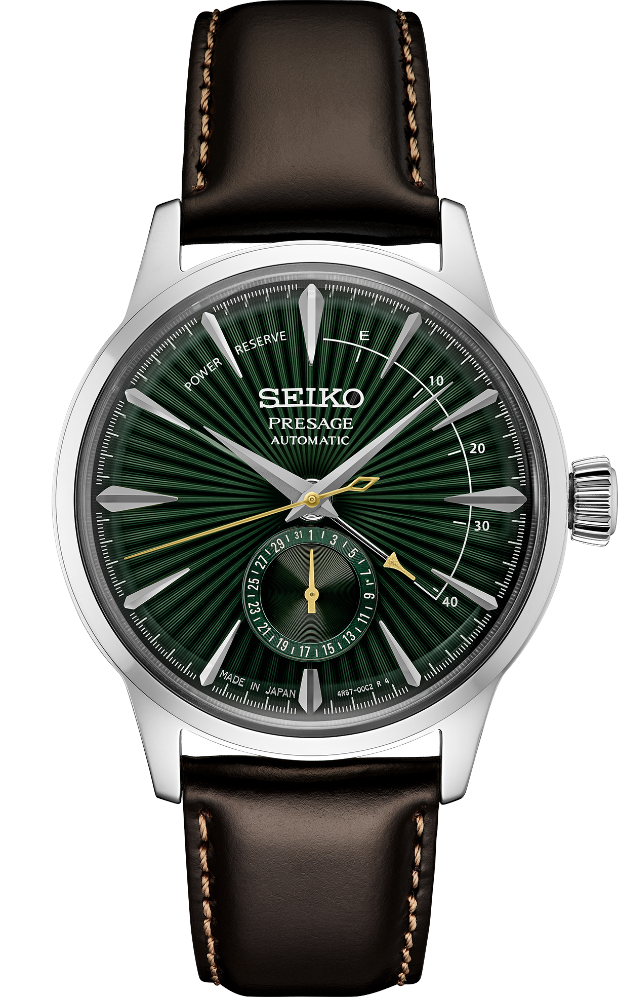 Seiko SSA459 Green Dial Cocktail Time Automatic Watch   Skeie's Jewelers