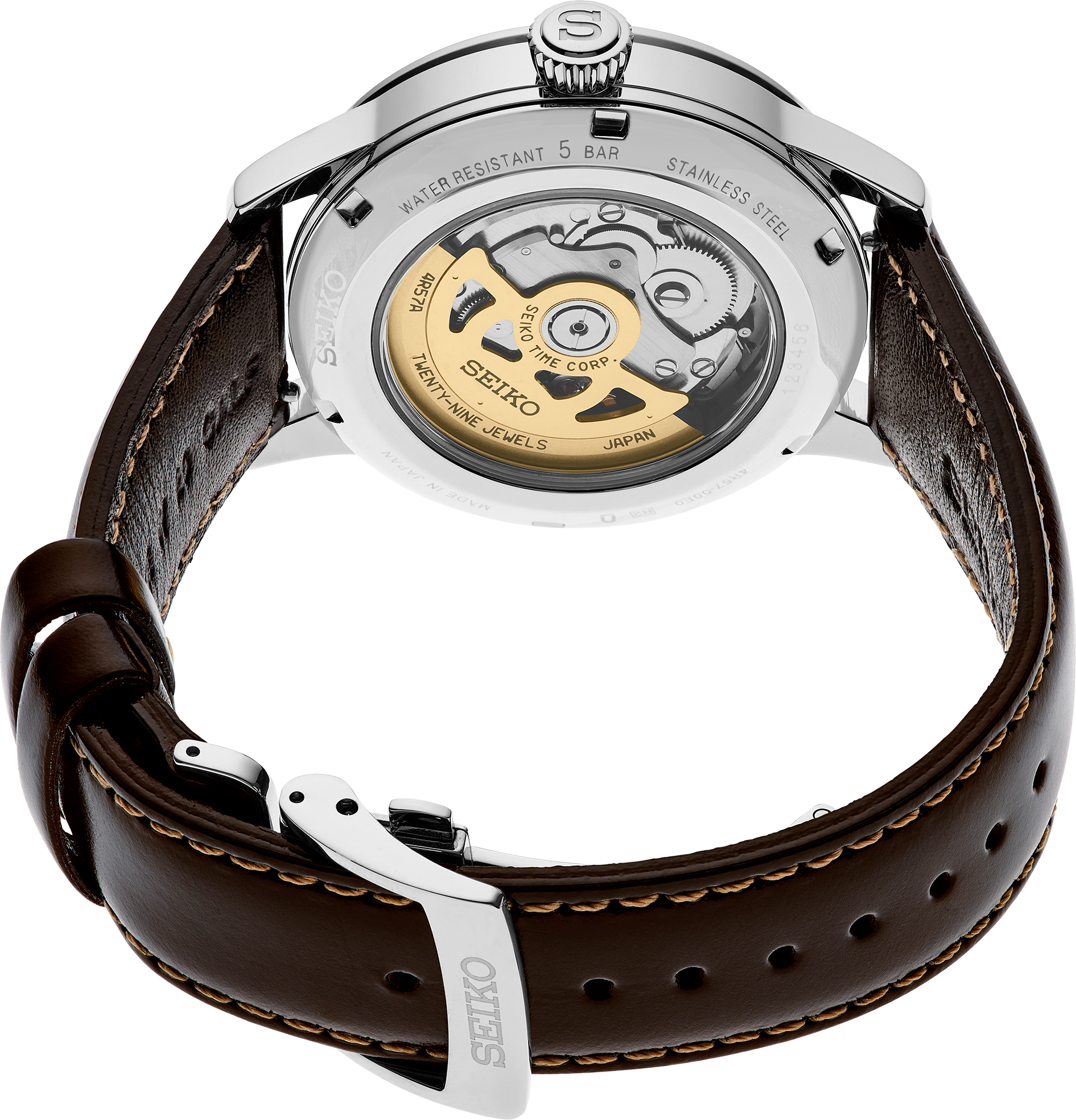 seiko ssa459 green dial cocktail time automatic watch