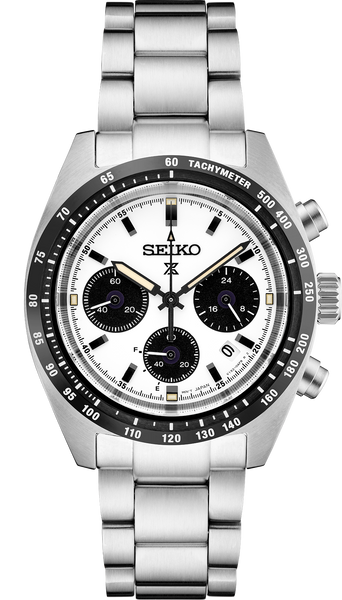 Seiko Prospex SSC961 Solar Chronograph Speedtimer White Panda Dial