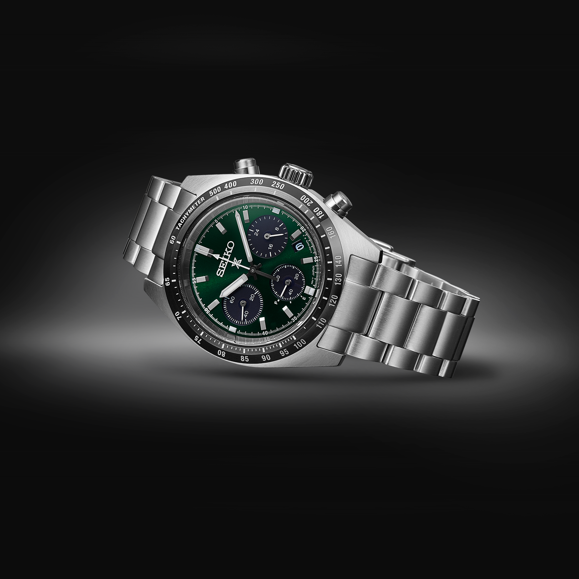 seiko ssc933 green dial automatic speedtimer