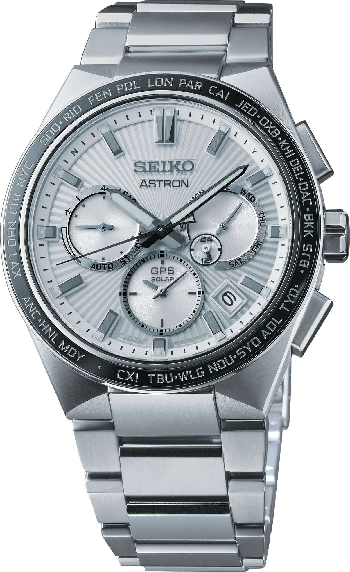 seiko ssh117 astron gray dial gps solar watch