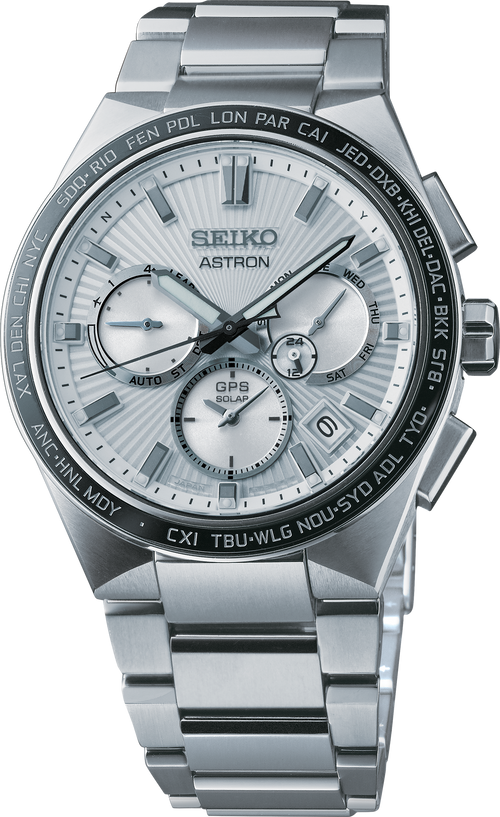 seiko ssh117 astron gray dial gps solar watch