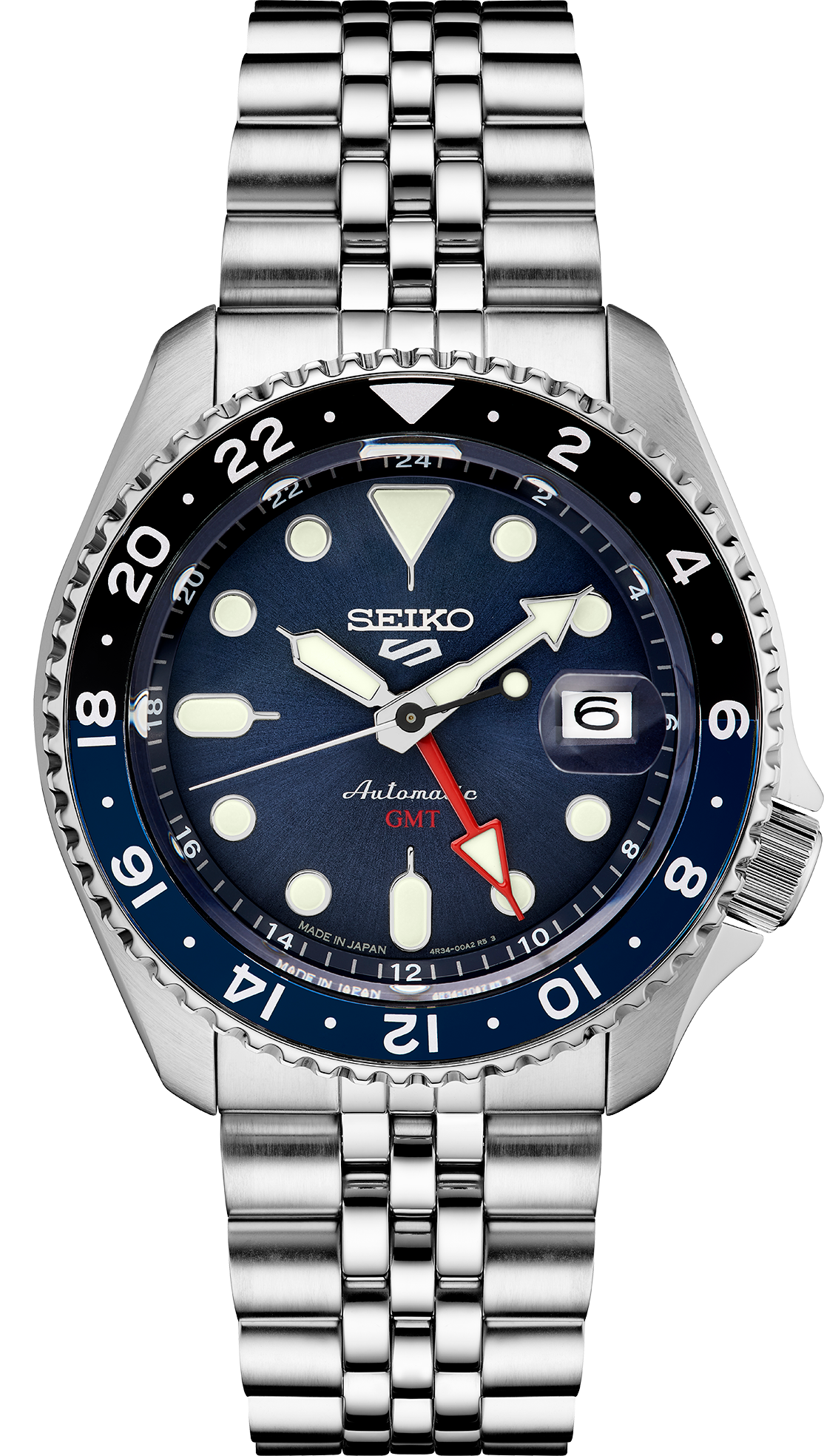 seiko 5 sports ssk003 automatic gmt watch