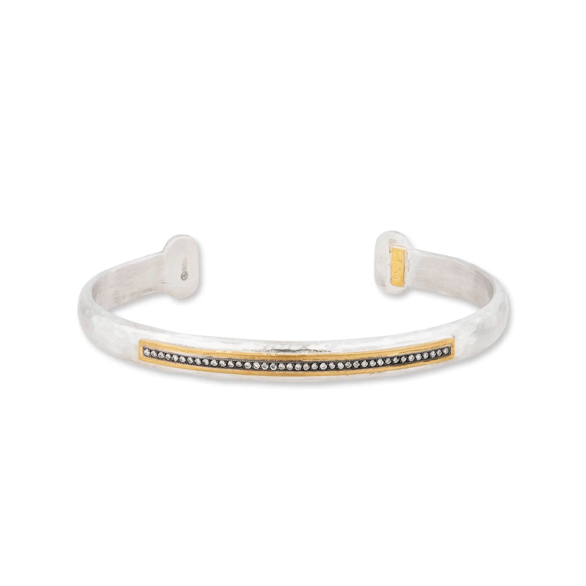 Lika Behar Stockholm Diamond-Bar Open Cuff - Skeie's Jewelers