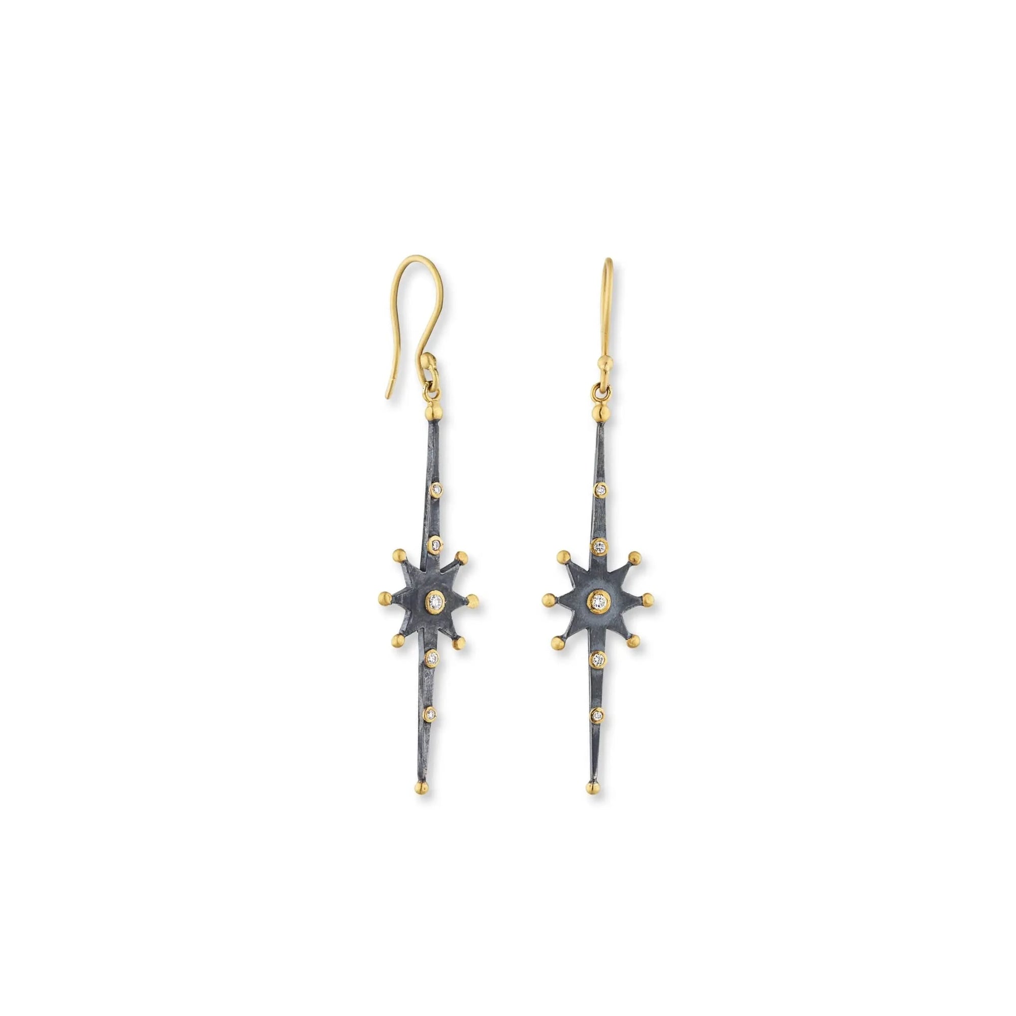 Lika Behar Starburst Drop Earrings - Skeie's Jewelers