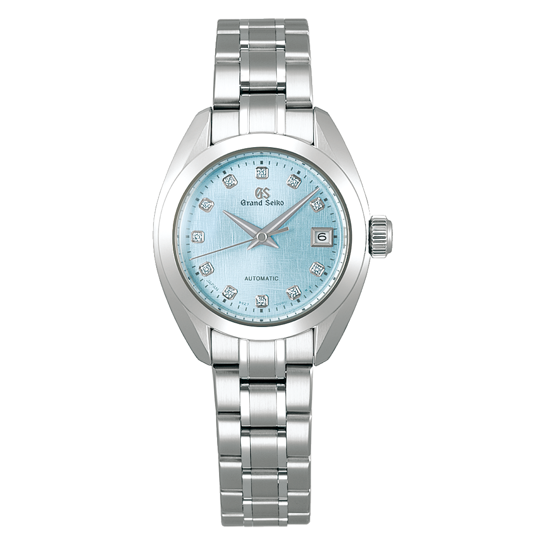 Grand Seiko STGK023 Blue 'Mizu-hanada' Diamond Dial Automatic Watch - Skeie's Jewelers